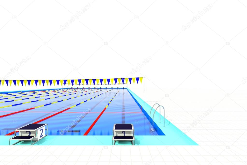 First course of 50m swimming pool