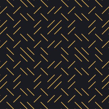 Paketleme ve lüks ürünlerin tasarımı için soyut, dikişsiz geometrik, altın doğrusal desen. Duvar kağıdı, yüzey, web tasarımı, tekstil, dekor için vektör illüstrasyonu.