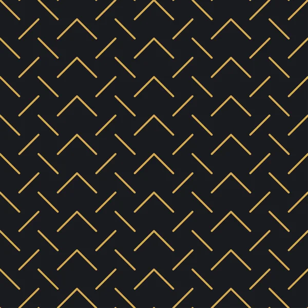 Paketleme ve lüks ürünlerin tasarımı için soyut, dikişsiz geometrik, altın doğrusal desen. Duvar kağıdı, yüzey, web tasarımı, tekstil, dekor için vektör illüstrasyonu.