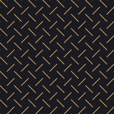 Paketleme ve lüks ürünlerin tasarımı için soyut, dikişsiz geometrik, altın doğrusal desen. Duvar kağıdı, yüzey, web tasarımı, tekstil, dekor için vektör illüstrasyonu.