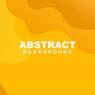 Sarı turuncu renkli soyut arkaplan illüstrasyon vektörü. Pankart, sosyal medya şablonu, poster ve el ilanı şablonu için kullanılabilir, vs.