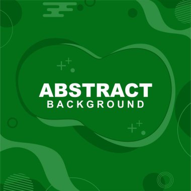 Çizgili, dairesel ve artı elementli yeşil arkaplan soyut doku vektör çizimi. Pankart, sosyal medya şablonu, poster ve broşür için kullanılabilir.