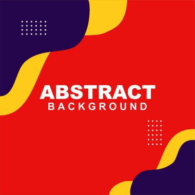 Kırmızı renkli arka plan, çizgili, dairesel ve mor, kırmızı, yeşil ve mavi arkaplanlı soyut vektör çizimi. Pankart, sosyal medya şablonu, poster ve broşür için kullanılabilir.