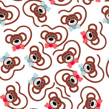 sorunsuz duvar kağıdı. yüzleri maymunlar