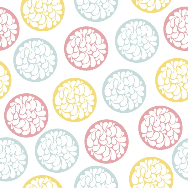 renkli çiçek çevrelerde seamless modeli