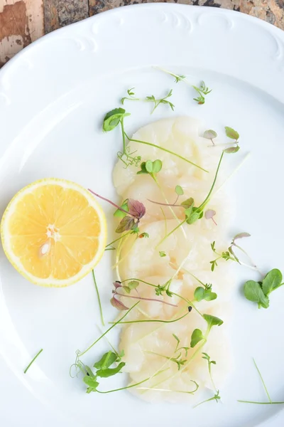 Carpaccio escalope — Stock Photo, Image