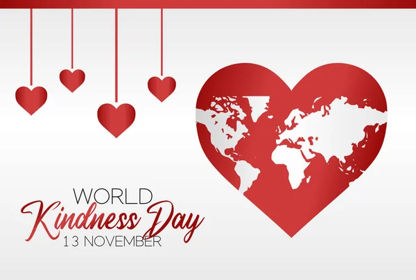 Vector Graphic World Kindness Day Good World Kindness Day Celebration — Stock Vector