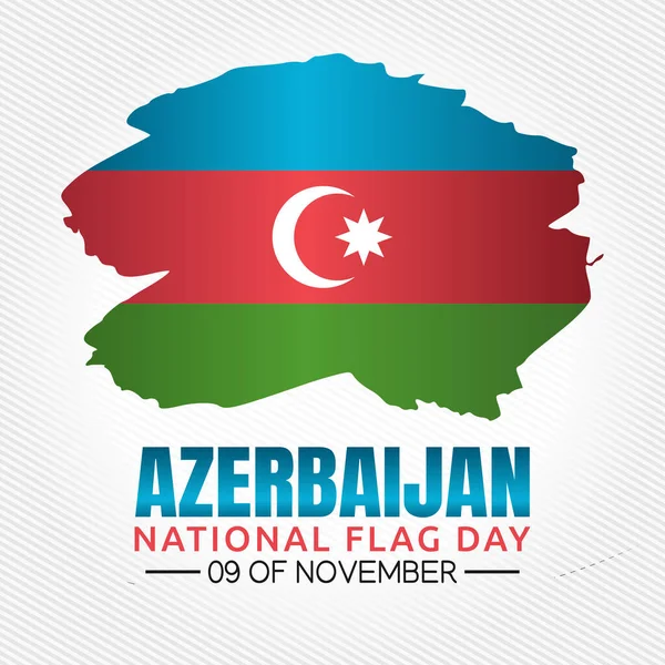 Graphique Vectoriel Fête Nationale Drapeau Azerbaïdjanais Bon Pour Fête Nationale — Image vectorielle