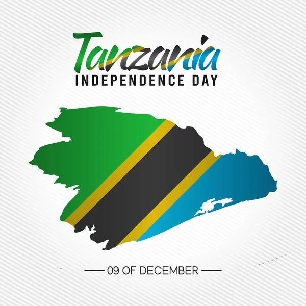 坦桑尼亚独立日的矢量图形有利于坦桑尼亚独立日庆祝活动 平面设计 传单设计 平面插图 — 图库矢量图片