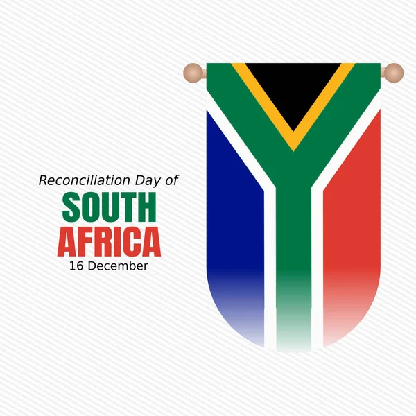 Gráfico Vetorial Dia Reconciliação África Sul Bom Para Dia Reconciliação — Vetor de Stock