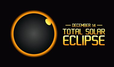 Tam güneş tutulmasının vektör grafiği tam güneş tutulması kutlaması için iyidir. düz dizayn. İlan tasarımı. Düz illüstrasyon.