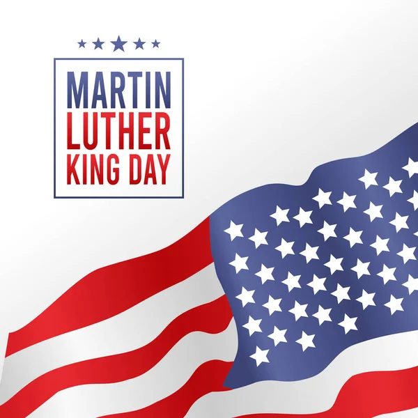 Vektorová Grafika Dne Krále Martina Luthera Dobrá Pro Oslavu Dne — Stockový vektor