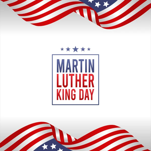 Martin Luther King Günü Nün Vektör Grafiği Martin Luther King — Stok Vektör