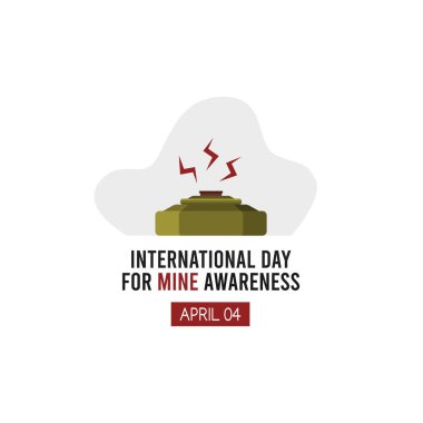 Mayın farkındalığı için uluslararası günün vektör grafiği benim farkındalığım için iyi. düz dizayn. İlan tasarımı. Düz illüstrasyon.