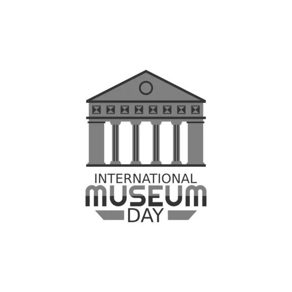 Vector Gráfico Del Día Internacional Del Museo Bueno Para Celebración — Vector de stock