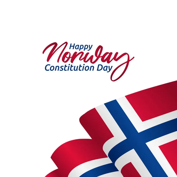 Vector Gráfico Del Día Constitución Noruega Bueno Para Celebración Del — Archivo Imágenes Vectoriales