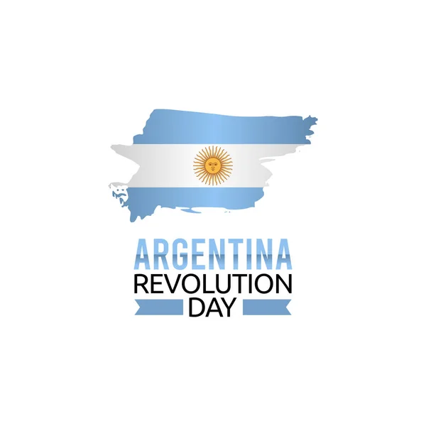 Arjantin Devrimi 'nin vektör grafiği Arjantin Devrimi Günü kutlamaları için iyidir. düz dizayn. İlan tasarımı. Düz illüstrasyon.