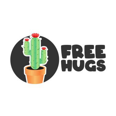 Bedava kucaklaşma gününün vektör grafiği bedava sarılma günü kutlaması için iyidir. düz dizayn. İlan tasarımı. Düz illüstrasyon.