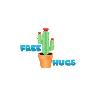 Bedava kucaklaşma gününün vektör grafiği bedava sarılma günü kutlaması için iyidir. düz dizayn. İlan tasarımı. Düz illüstrasyon.