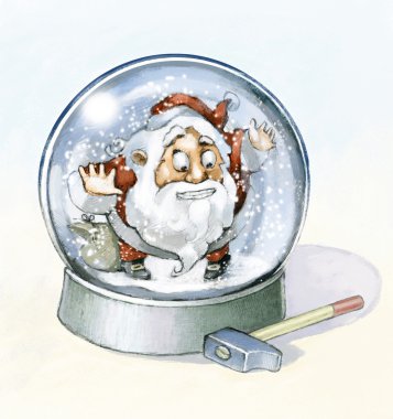 escape from christmas clipart
