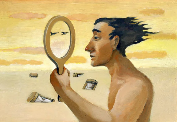 Зеркало — стоковое фото