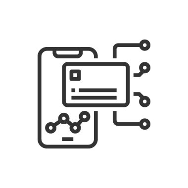 Kredi kartı ikonu vektör illüstrasyonu