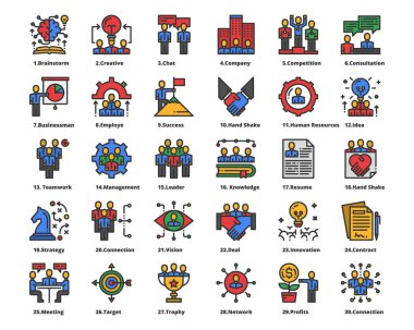 Halkın Simgesi Renk Çalışma Grubu Vektörü