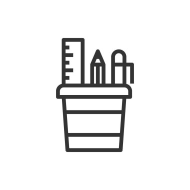 Kalem Durumu simgesi satır vektörü