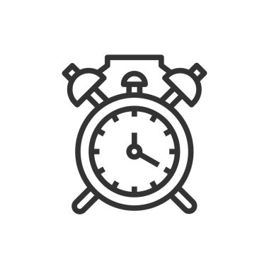 Saat eğitimi simgesi vektörü .