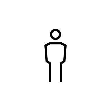 İnsan Simgesi Satır Vektörü