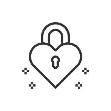 Aşk simgesi çizelgesini kilitle