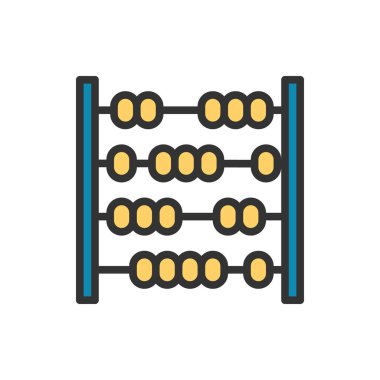 Abaküs Çizgisi Simge Vektörü ResmiComment
