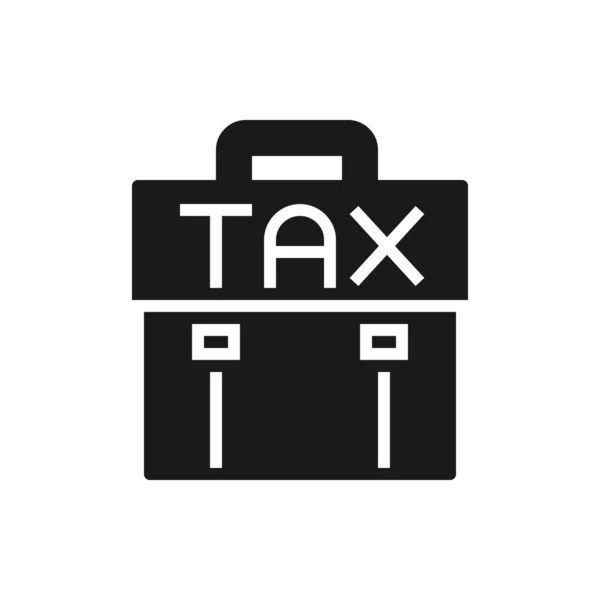Bag Tax Icon Vector Illustration — 스톡 벡터