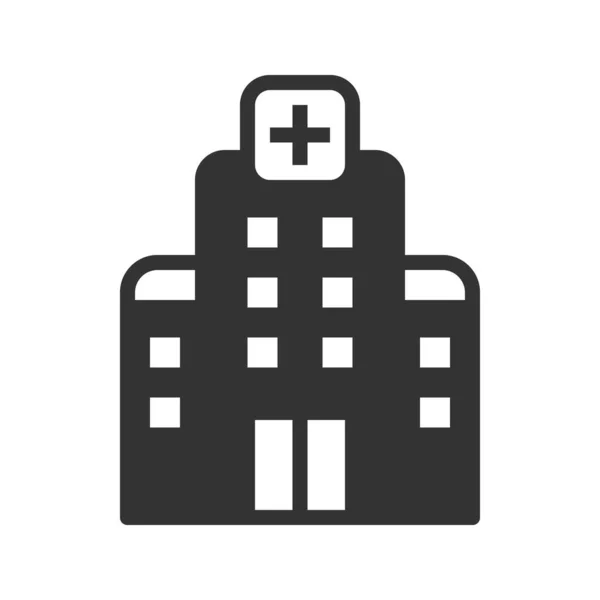 Hospital Icon Vector Illustration — Stock Vector