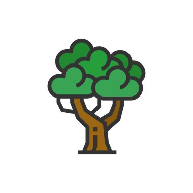 Ceviz Simgesi Vektör İllüstrasyonu, Doğa, Woo