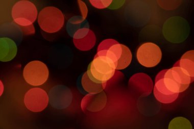 Bulanık Noel Ağacı Işığı Bokeh