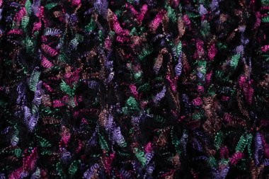 Çoklu renkli iplik dokusu resmi