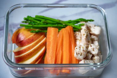 Elma, Havuç, Tavuk Göğüs, Sağlıklı Temiz Yemek