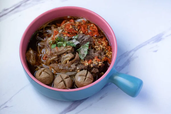 Braised Beef Noodles, Tom Yum with Beef Chunks, Thai Food