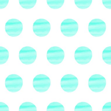 Turkuaz desen benekli