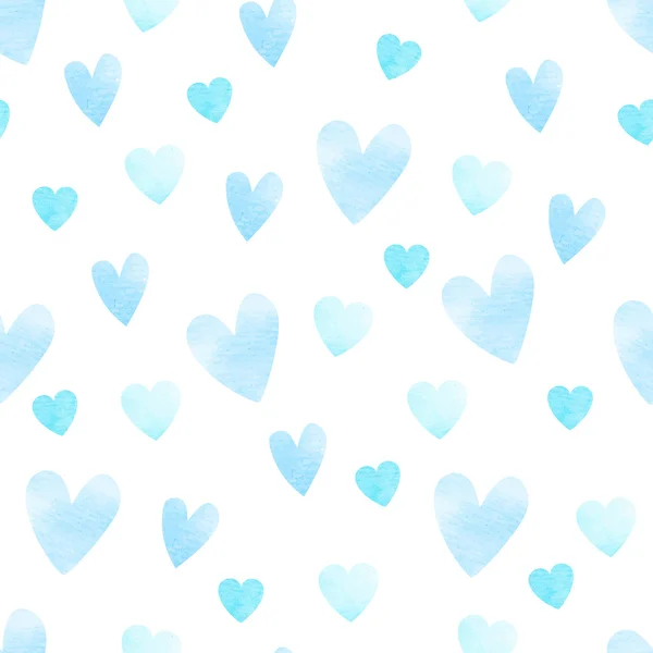 Blue heart pattern — Stock Vector