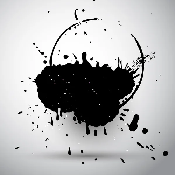 BLOT abstracto negro — Vector de stock