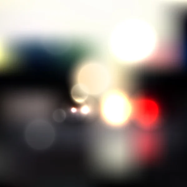 Abstrakter verschwommener Hintergrund mit Lichtern — Stockvektor
