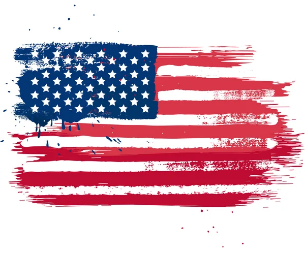 Estados Unidos bandera — Vector de stock