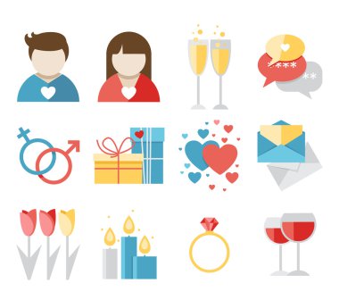 Sevgililer günü simgeler