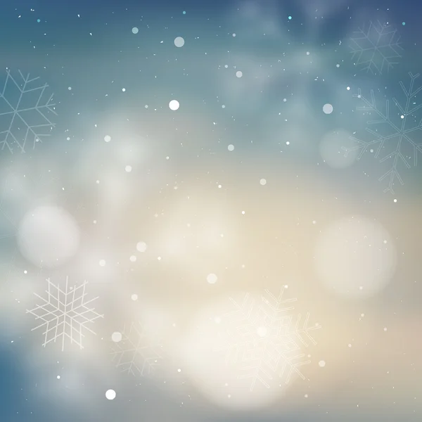 Blue winter background — Stock Vector