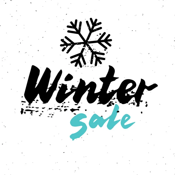 Venta de invierno — Vector de stock