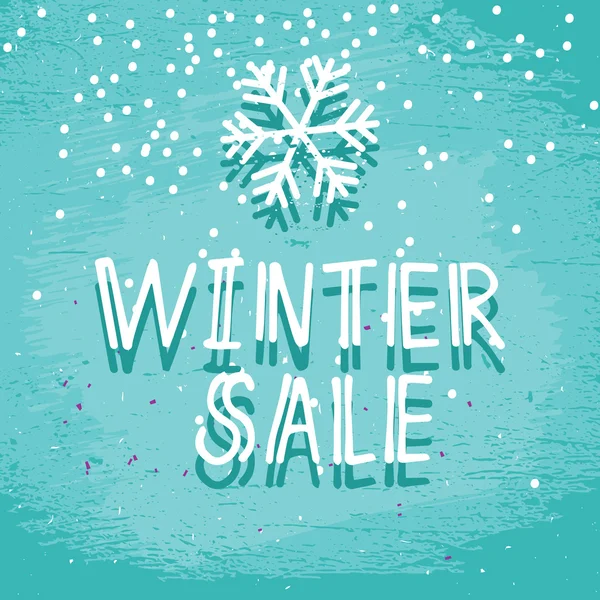 Kış satış kartı