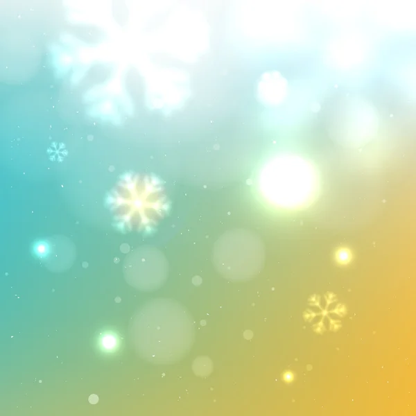 Winter snowy background — Stock Vector