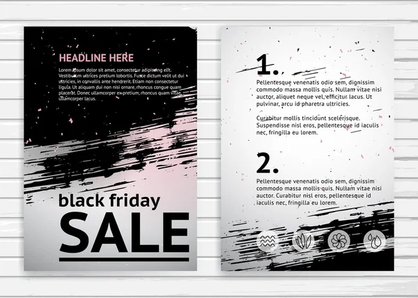 Affiche de vente Black Friday — Image vectorielle